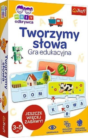 Trefl Mały Odkrywca Gra Edukacyjna Tworzymy Słowa
