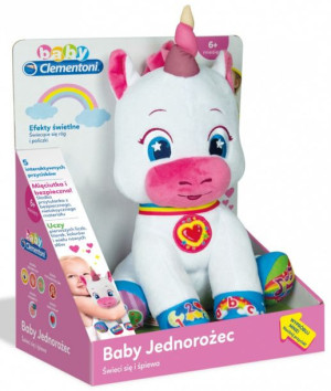 Clementoni Baby Interaktywny Pluszak Jednorożec