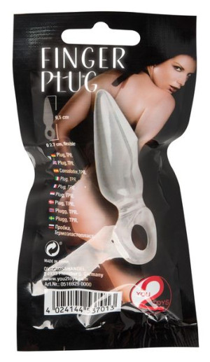 Korek analny Finger Plug 9,5 cm