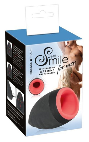 Masturbator Sweet Smile z wibracjami i funcją rozgrzewającą