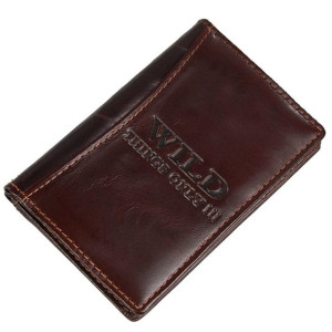 Etui na dokumenty skórzane RFID 5521 Wild