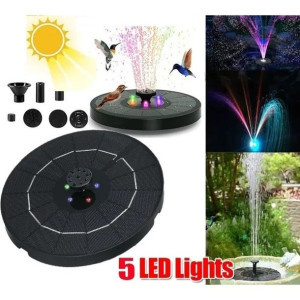 Lampa fontanna do oczka wodnego 5 led automatyczna