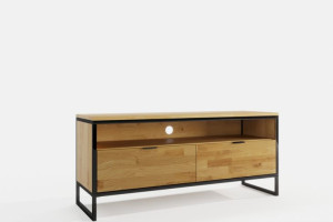 Szafka Rtv Metalowo-Drewniana King Loft 01