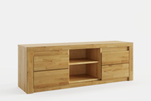 Dębowa Szafka Rtv 140 Cm Bruno 41