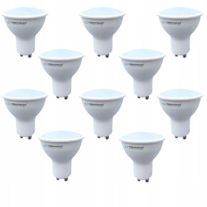 Żarówka Led Gu10 6w Żarówki Komplet Żarówek 10 Szt