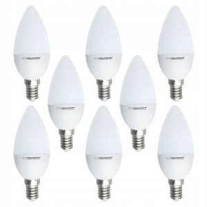 Żarówki Led C37 E14 5w Z Cienkim Gwintem 8 Sztuk