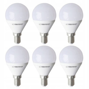 Żarówka Led G45 E14 5w (z Cienkim Gwintem) 6 Sztuk