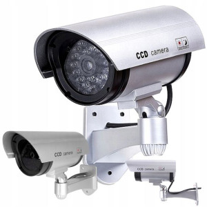 Kamera Atrapa Led Kamery Zewnętrzna Nocna Dzień