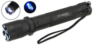  Latarka z Paralizatorem BL-1102 Wymienny akumulator + Ładowarka