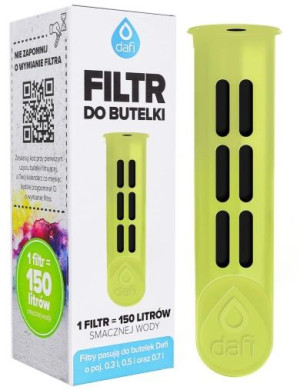 Filtr do butelki Dafi 1szt. Zielony