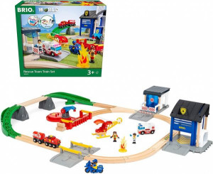 Brio 36025 Zestaw Deluxe Straż Pożarna I Policja