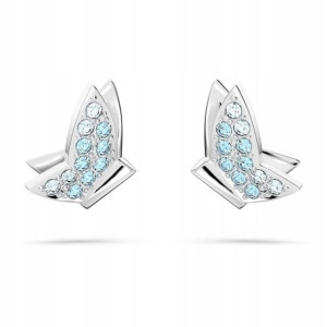 SWAROVSKI - Kolczyki Lilia Stud Blue RHS