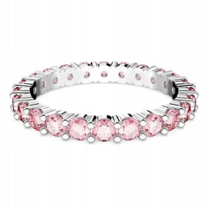 SWAROVSKI - Pierścionek Matrix Pink RHS r. 58