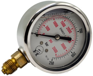 Manometr zegar hydrauliczny 315 Bar 63mm