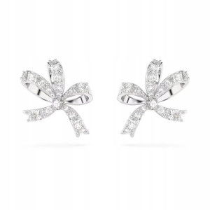 SWAROVSKI - Kolczyki Volta S BOW White RHS