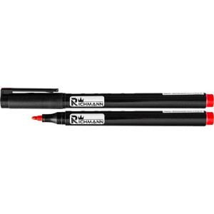 Marker Budowlany Traserski Cienki 1 Mm Czerwony