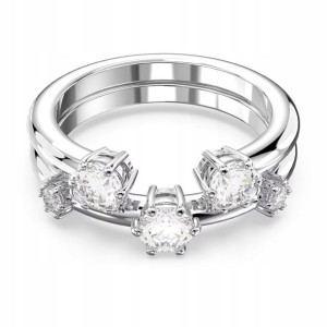 SWAROVSKI-Zestaw 2 pierścionków Constella RHS r.52