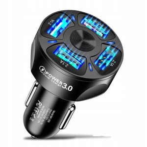 4x Usb Szybka Ładowarka Samochodowa Qc3.0 2.1a