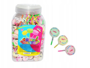 Lizaki Pudrowe Ring Lollipop 100 szt.