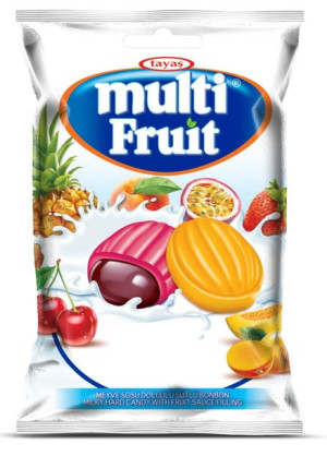 Cukierki mleczne Multi Fruit owocowe 1 kg