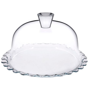 Patera Szklana Z Kloszem Pasabahce 24 Cm