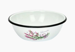 Miska Emaliowana Rybnik Lawenda 1,5 L 20 Cm