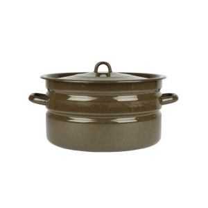 Garnek Emaliowany Pokrywka Duży Rybnik Xxl 32 Cm 14 L