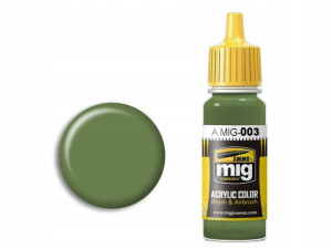 Farba akrylowa Resedagrün A.MIG003 AMMO Mig
