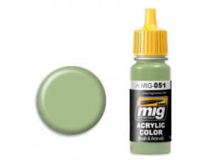 Farba akrylowa Medium light green A.MIG051 AMMO