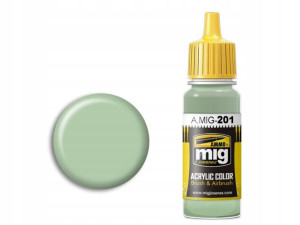 Farba akrylowa Light gray green A.MIG201 AMMO Mig
