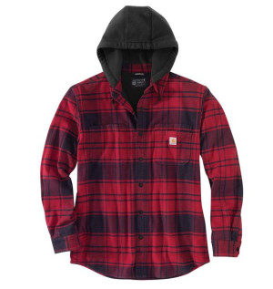 Koszula / Kurtka Carhartt Rugged Flex Flannel Fleece Lined OXBLOOD