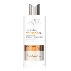 APIS Trichological delikatny szampon do włosów o różnej porowatości 300ml