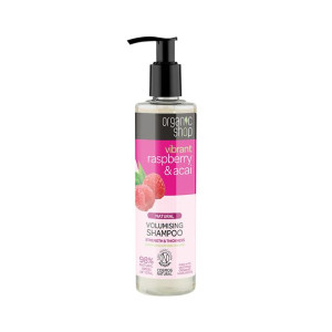 Organic Shop naturalny szampon zwiększający objętość włosów Raspberry Acai
