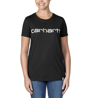 Koszulka Carhartt Lightweight Multi Color Logo BLACK