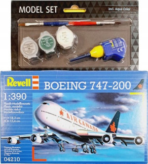 REVELL Boeing 747 Samolot do sklejania z farbkami