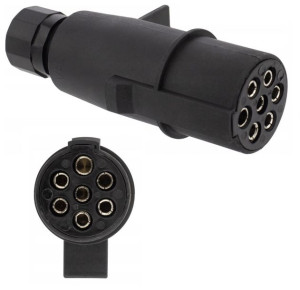 Wtyczka 24V - 7 PIN typ N - przyczepa naczepa TIR