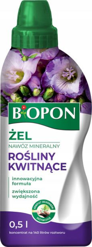 Biopon Żel Nawóz Do Roślin Kwitnących 0,5l