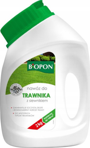 Biopon Nawóz Do Trawnika Z Siewnikiem 2kg
