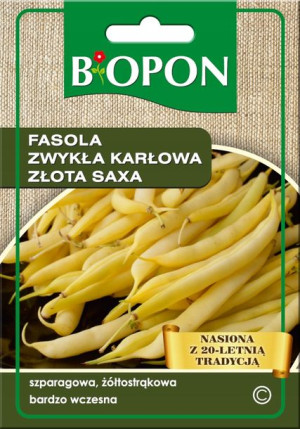 Biopon Fasola Zwykła Karłowa Złota Saxa 25g