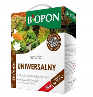 Nawóz granulowany Biopon jesienny uniwersalny 3kg