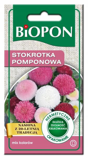 Biopon Nasiona STOKROTKA POMPONOWA MIX 0,1g