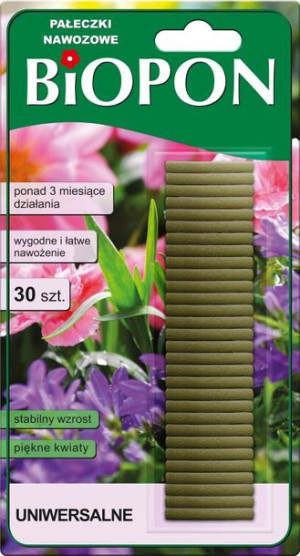 Biopon Pałeczki Nawozowe Uniwersalne