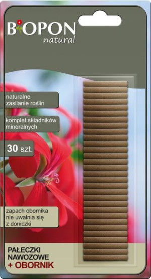 Biopon Natural Pałeczki Nawozowe + Obornik