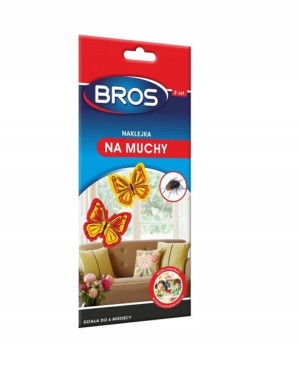 Bros Dekoracyjna Naklejka Na Muchy 2 Sztuki