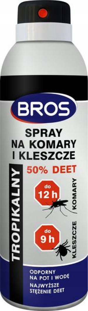 Spray na komary kleszcze Bros tropikalny 180ml