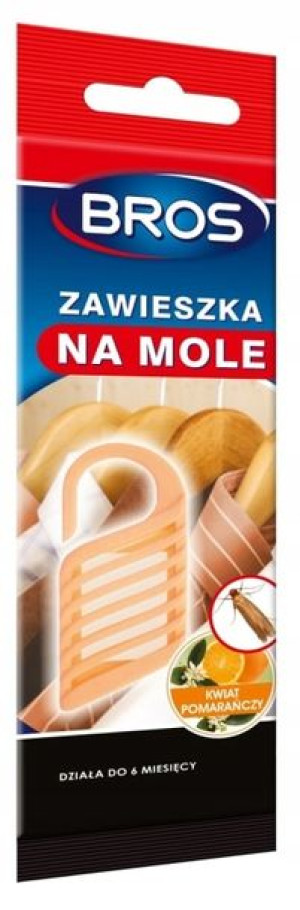 Bros Zawieszka na mole kwiat pomarańczy