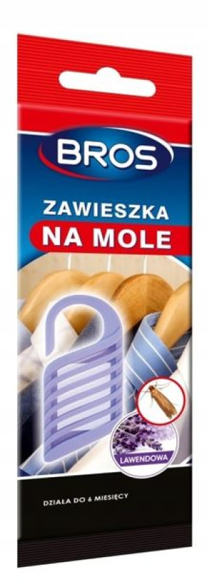 Zawieszka na mole odzieżowe Bros lawendowa