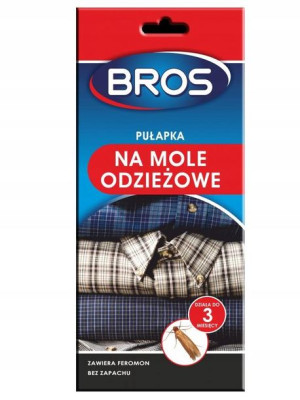 Bros Pułapka Na Mole Odzieżowe Lep Feromony