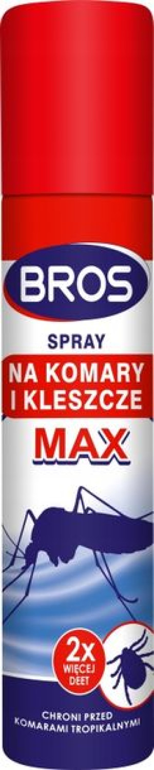 BROS MAX spray na komary i kleszcze 90 ml