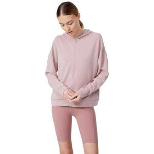 Bluza damska 4F z kapturem H4L22 BLD027 różowa